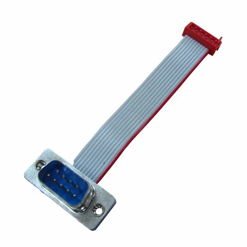 D-Sub 9 Male to Micro Match Miniature 10P Male on Wire Assembly